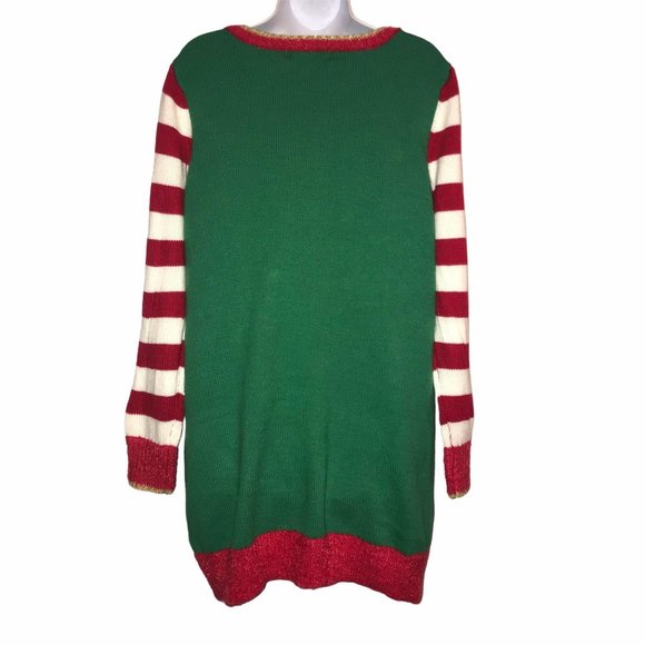 NWT United States Sweaters Santa Reindeer Tunic XL - Picture 7 of 8